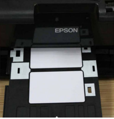 WHITE BLANK PVC INKJET PVC ID/I'D CARD 0.45MM/450MIC 0.60MM/600MIC FOR  Epson & Canon inkjet printer from China