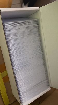 WHITE BLANK PVC INKJET 4428 CHIP ID &   Smart CARD WITH FM4442 FM4428 SLE5542 CHIP   FOR  Epson or Canon inkjet printer