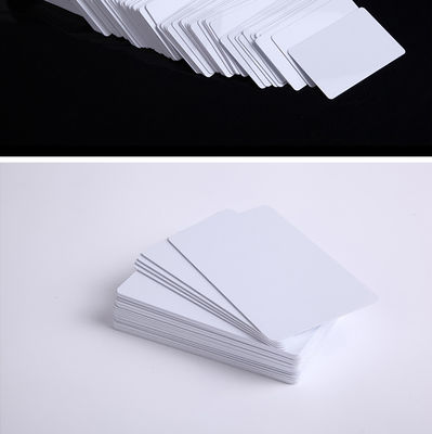 PLASTIC WHITE BLANK THERMAL PRINTING PVC ID CARD with coated film FOR  Zebra/Evolis/Fargo/Thermal Printer from China