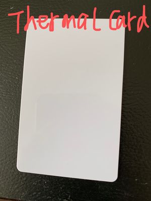 PLASTIC WHITE BLANK THERMAL PRINTING PVC ID CARD with coated film FOR  Zebra/Evolis/Fargo/Thermal Printer from China