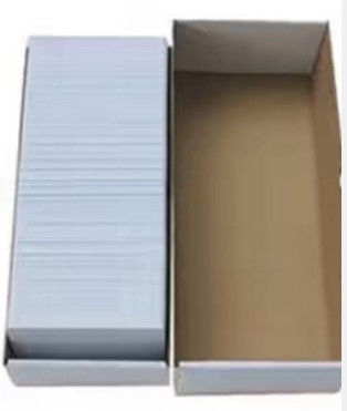 PLASTIC WHITE BLANK THERMAL PRINTING PVC ID CARD with coated film FOR  Zebra/Evolis/Fargo/Thermal Printer from China