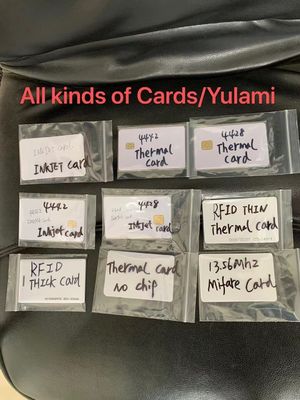 WHITE BLANK PVC INKJET 4428 CHIP ID &   Smart CARD WITH FM4442 FM4428 SLE5542 CHIP   FOR  Epson or Canon inkjet printer