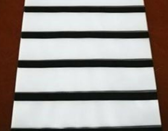 A4 A3 PVC coated overlay with HI-CO/ LO-CO magnetic stripe  0.10mm  for Magnetic card making