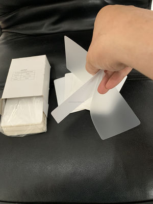 54x86mm ID CARD three 3 layers  laminating pouches with White Inserts lamination pouch film sheets suppliers from China